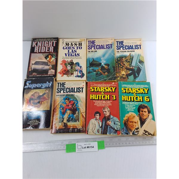 (8) Different Chapter Books, Starsky & Hutch, Knight Rider, Misc