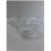 Image 2 : (3) Crystal Dishes, (2) Trays & (1) Candy Dish