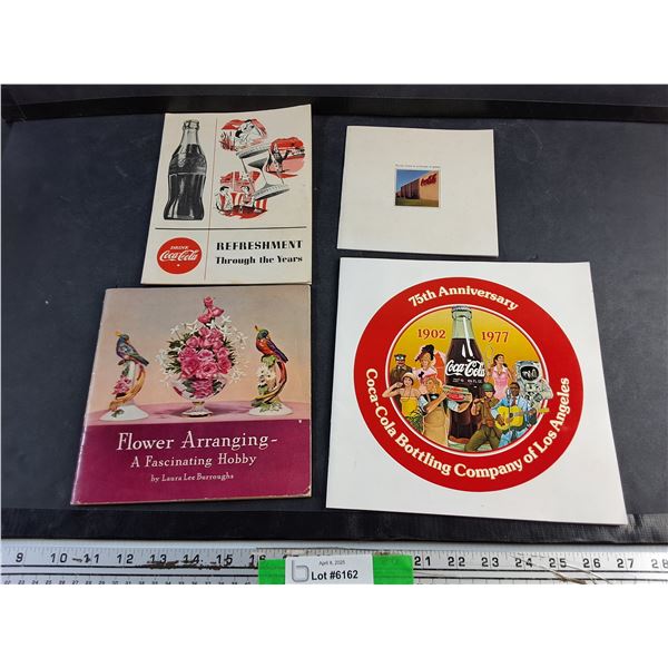 Lot of Coca Cola 1940 - 1970's Epherma - Includes 1940 Flower Arranging Manual