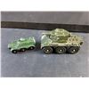Image 2 : Vintage Corgi Saladin and Lesney Army Car