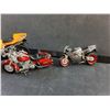 Image 2 : Lot of 3 Motorcycle Diecast - Ducati and Suzuki