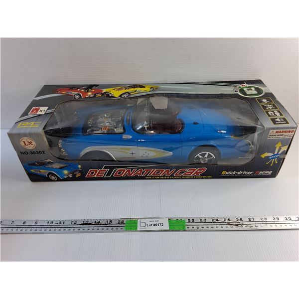 1:8 Scale Remote Control Detonator Car - New in Box