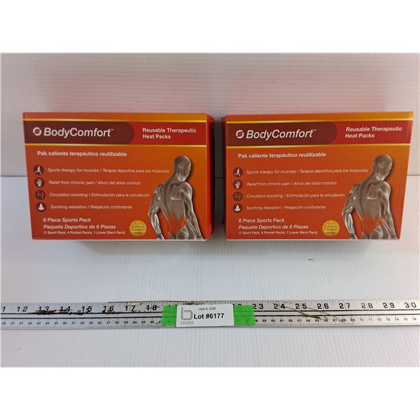 (2) New Reusable Therapeutic Heat Packs