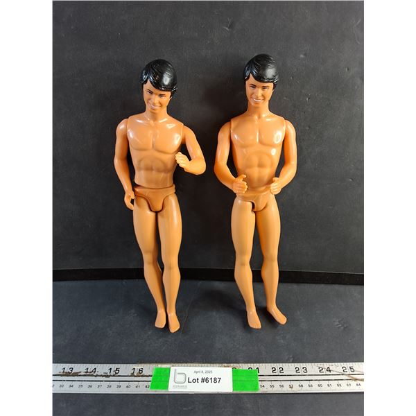 Two Original 1980 Ken Barbie ( Rubber Legs )
