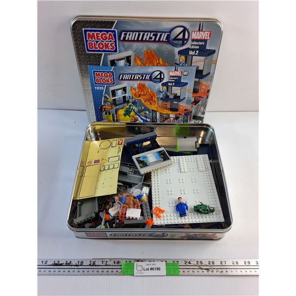 Limited Edition Fantastic Four Lego Baxter Lab and Marvel Figures - Complete