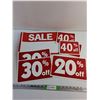 Image 1 : Sale and Discount Signs
