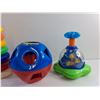 Image 3 : Kids Toy Ball, Bright Starts and Vintage Fisher Price Rock a Stack Toys
