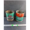 Image 1 : Lot of 2 Oil Cans - Esso and Bulldog