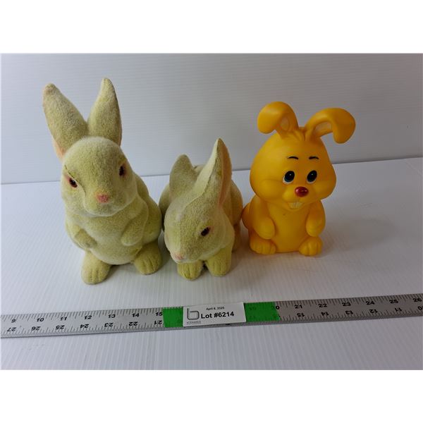 (3) Bunny Coinbanks