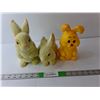 Image 1 : (3) Bunny Coinbanks