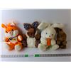 Image 1 : (4) Rabbit Stuffies