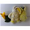 Image 2 : (4) Stuffies- Rabbits & Frog