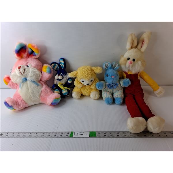 (5) Stuffed Animals Up to 22.5" Long