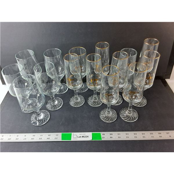 (15) Wine Glasses- Canada Olympics, Other