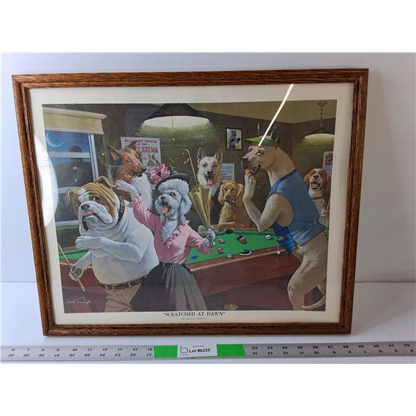 "Scratched at Dawn" Framed Artwork by Arthur Sarnoff