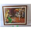 Image 1 : "The Scratching Beagle" Framed Artwork by Arthur Sarnoff