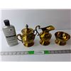Image 1 : (3) Piece Brass Lot- Creamer, Misc. & Polish