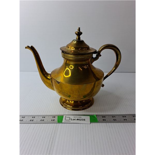 Brass Teapot 9" Tall
