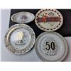 Image 2 : (12) Piece 50th/60th Anniversary Dish Set