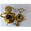 Image 2 : Brass Tea Kettle 10.5" Tall with Stand