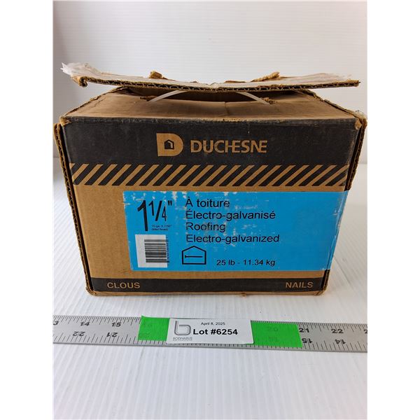 Box of 1 1/4" Roofing Nails