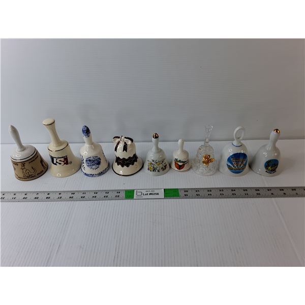 (9) Bells- Barbados, Disney, Kennedy Space Centre, Misc. As Is