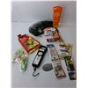 Image 3 : Fishing Lot- Sunscreen, Clip On Mosquito Repellent, Hooks, Misc.