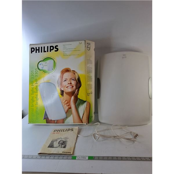 Philips Bright Light Lamp- Powers On