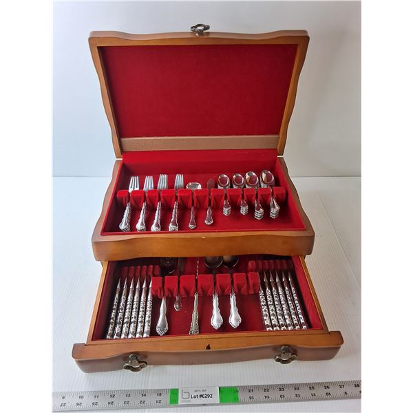 Silverware & Lined Storage Box