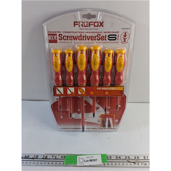 (6) Piece Screwdriver Set