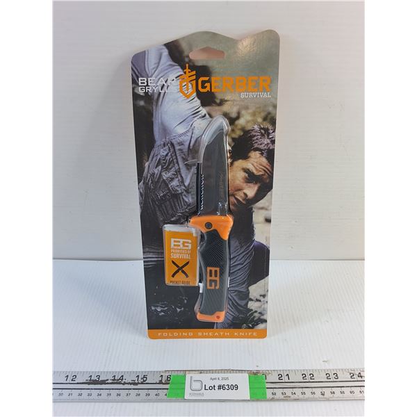 Bear Grylls Gerber Survival Folding Sheath Knife