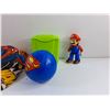 Image 3 : Hot Wheels Toy, Spider Man Hat, Mario Figurine, Super Man Ball and Misc