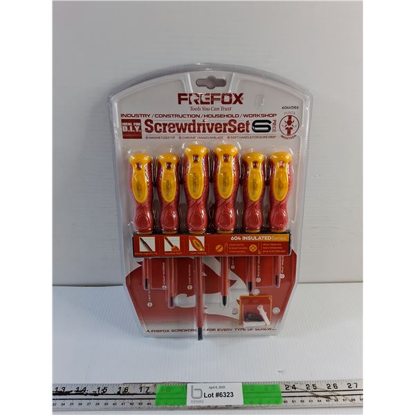 Frefox 6 Piece Screwdriver Set