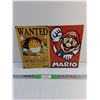 Image 1 : Wanted and Mario Wall Hanging Signs
