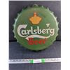 Image 1 : Carlsberg Beer Bottle Cap Sign