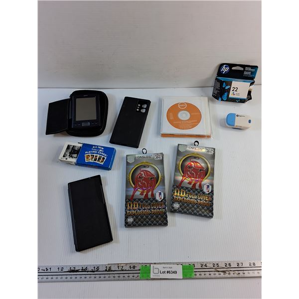 Samsung S23 Ultra Screen Protectors, Cases, Palm E Book, Playing Cards, Pedometer and Misc