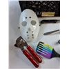 Image 5 : Bread Knife, Halloween Mask, Whisky, Spatulas, Ladle, Cooking Pot, Milk Crate and Misc