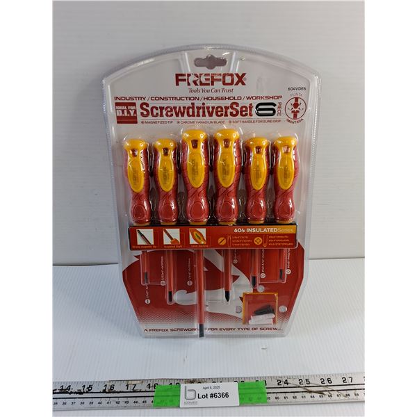 Frefox 6 Piece Screwdriver Set