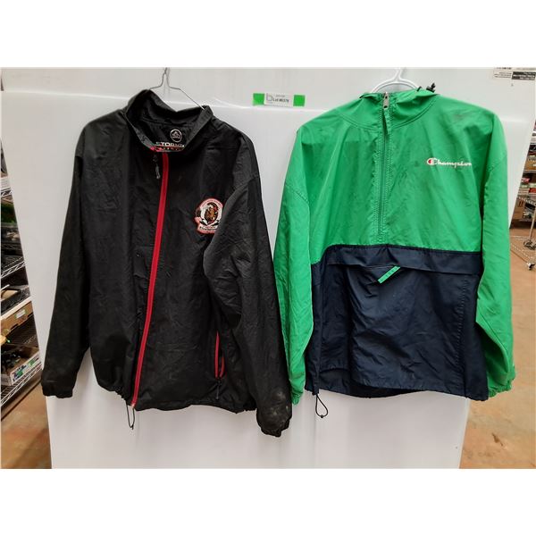 James Smith Cree Nation and Champion Wind Breaker Jackets