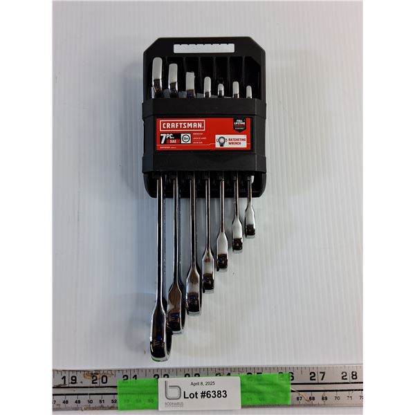 Craftsman 7 pc Ratcheting Wrench Set