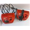 Image 2 : Milwaukee M12 Battery Chargers and DeWalt V20 Adapter