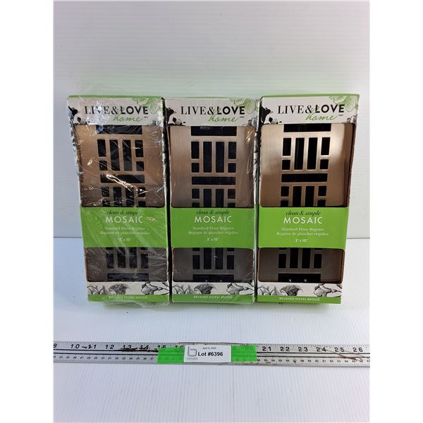(3) Floor Vent Covers