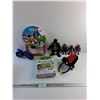 Image 1 : LeapFrog Learning Video Game, Minnie Kids' Stool, Marvel Figurines and Misc