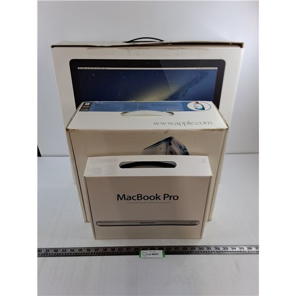 (3) Apple Factory Boxes - Empty