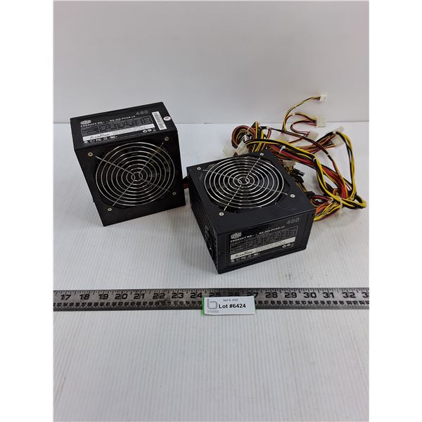 (2) Cooler Master Computer Power Supplies RS460 - Untested
