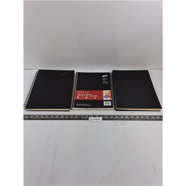 (3) Sketch Books - Appear Unused