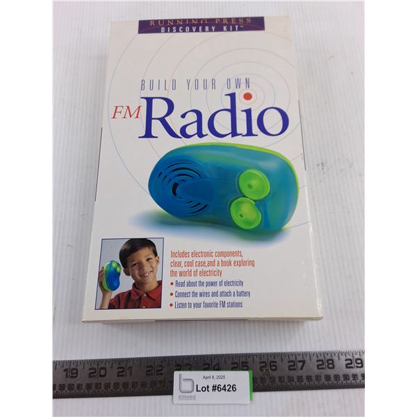 Build Your Own FM Radio Kit - Appears Unused