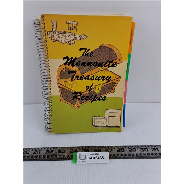 Vintage 1962 "The Mennonite Treasury of Recipes" Book