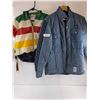 Image 1 : (2) Jackets (Adidas #1 Neighborhood Size Small & K-Way Child's Rain Jacket)