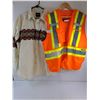 Image 1 : Terra Hi-Vis Vest Size 2XL & Wrangler Western Shirt Size 3XL